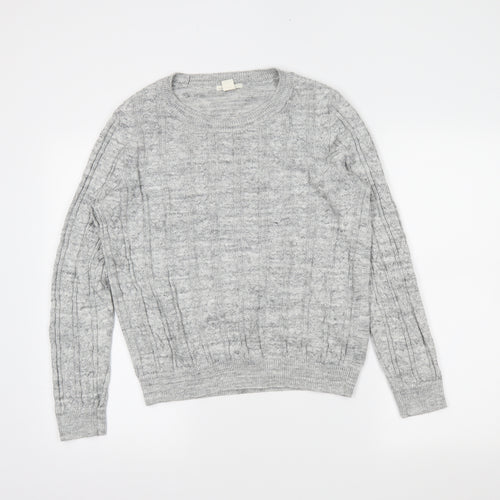 H&M Mens Grey   Pullover Jumper Size L