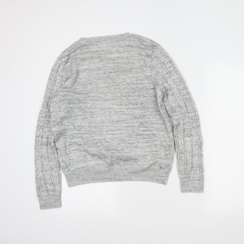 H&M Mens Grey   Pullover Jumper Size L
