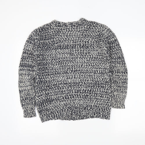 Atmosphere Womens Grey Herringbone  Wrap Jumper Size 10