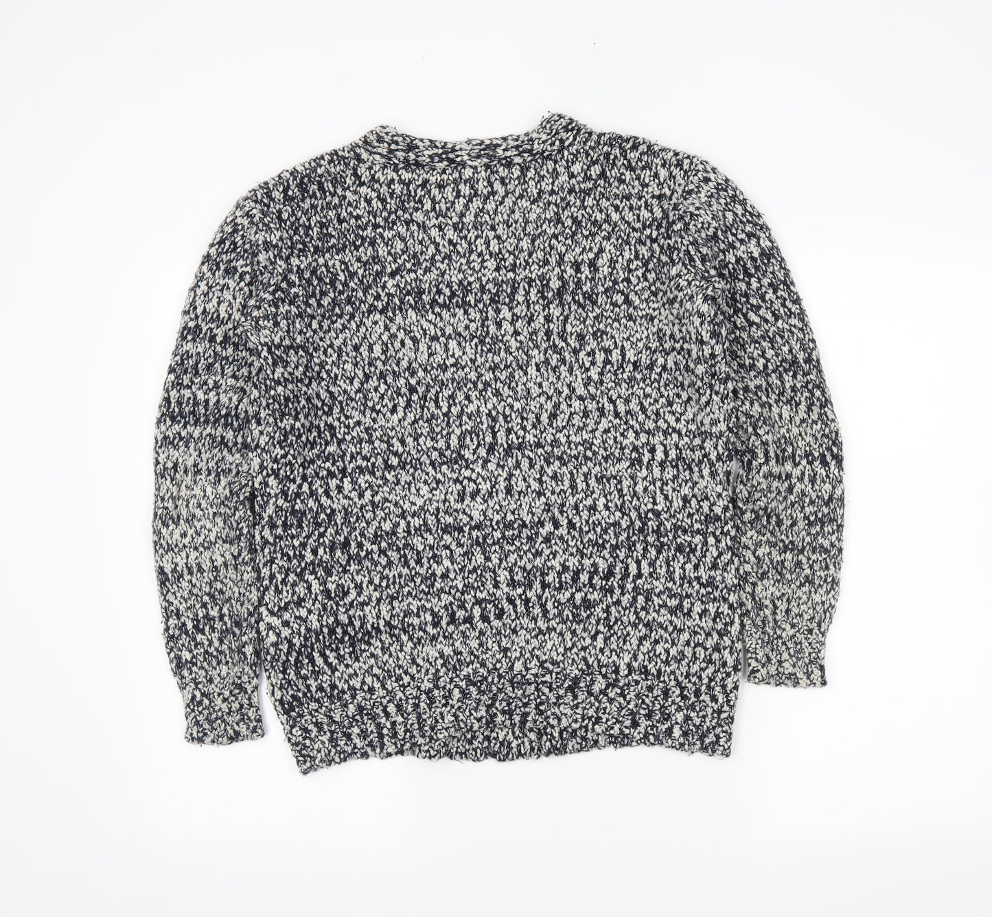 Atmosphere Womens Grey Herringbone  Wrap Jumper Size 10