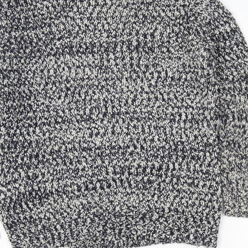 Atmosphere Womens Grey Herringbone  Wrap Jumper Size 10