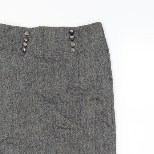 F&F Womens Grey   Straight & Pencil Skirt Size 12