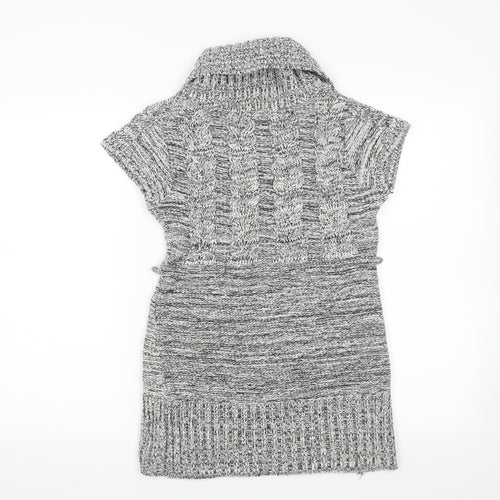 POUT Womens Grey   Pullover Jumper Size S
