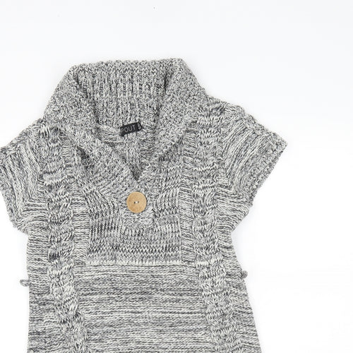 POUT Womens Grey   Pullover Jumper Size S