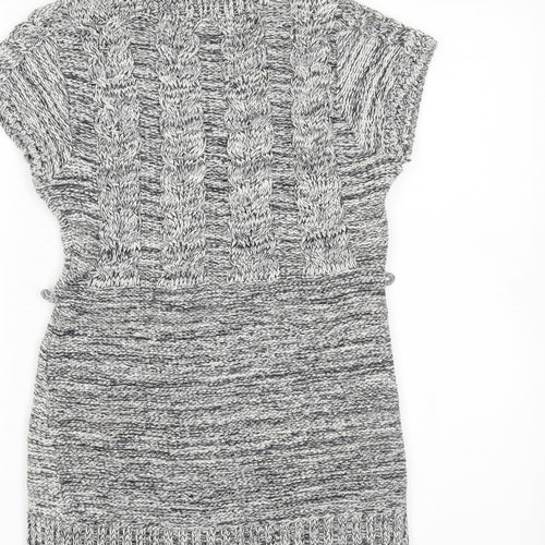 POUT Womens Grey   Pullover Jumper Size S