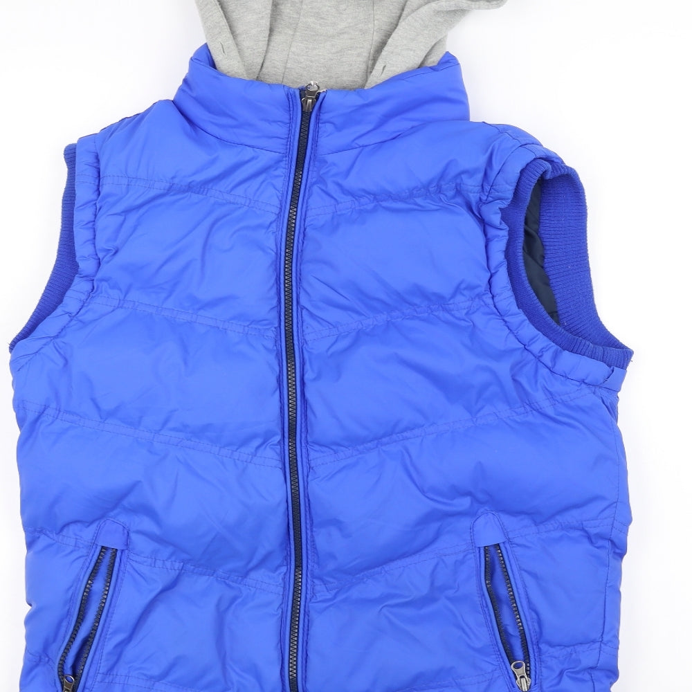Cedar Wood State Mens Blue   Gilet Coat Size S