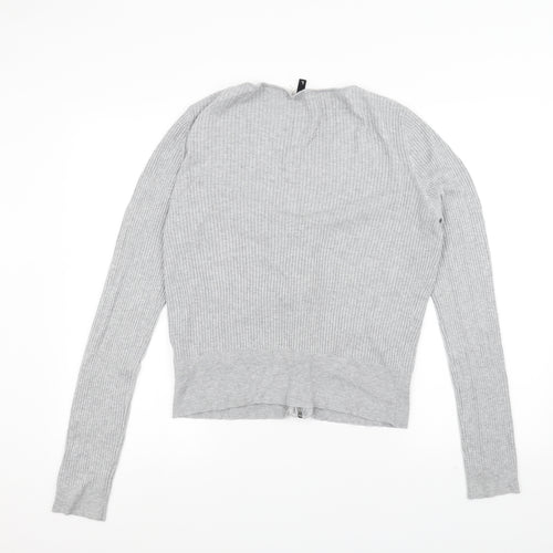 H&M Womens Grey   Jacket Coatigan Size L