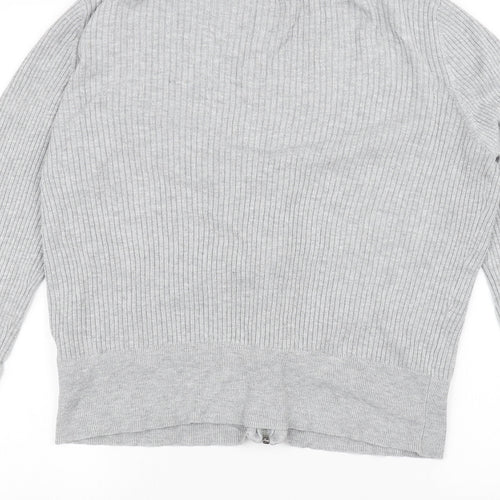 H&M Womens Grey   Jacket Coatigan Size L