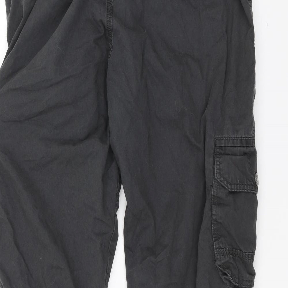 F&F Mens Black   Cargo Trousers Size 36 L30 in