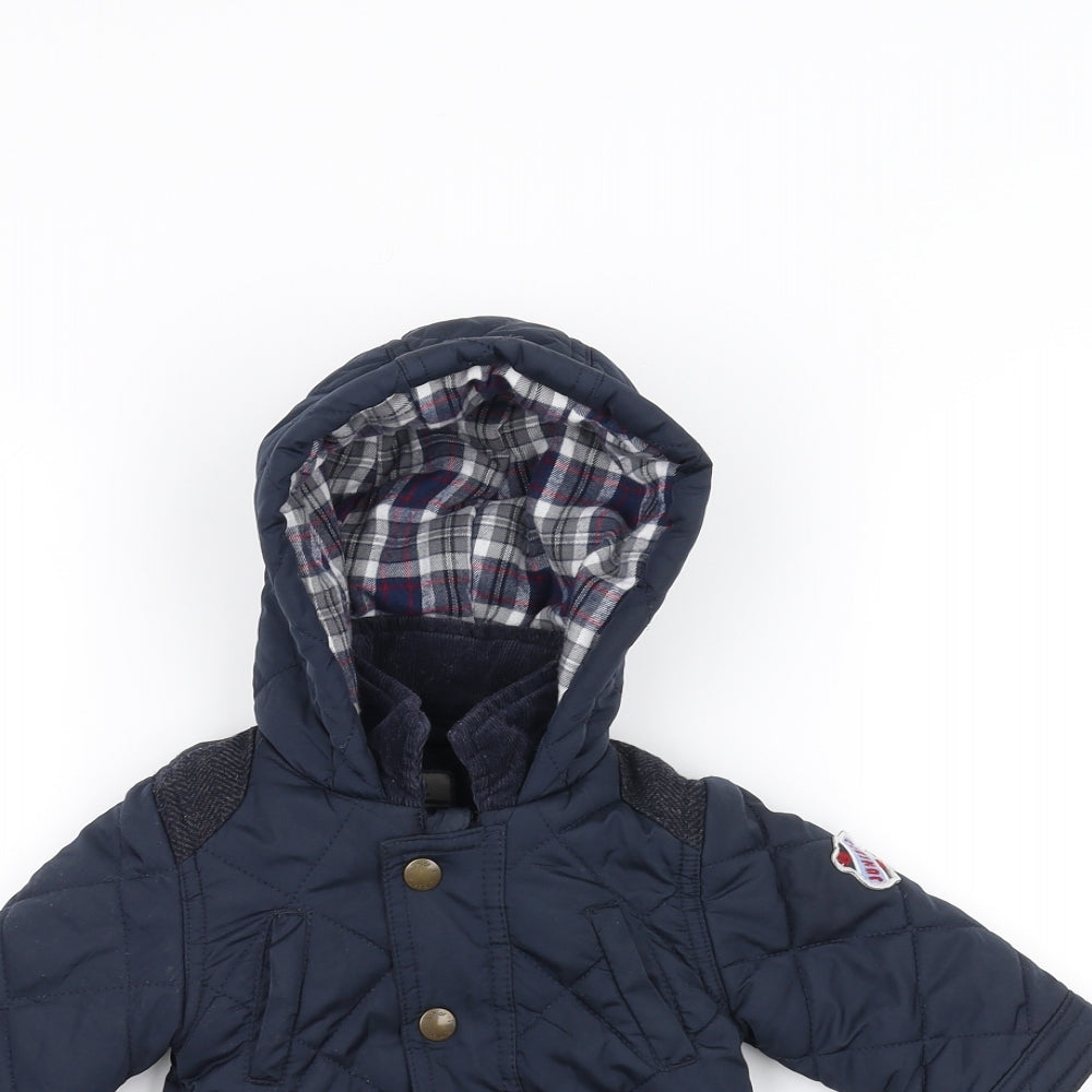 junior j Baby Blue   Parka Coat Size 3-6 Months