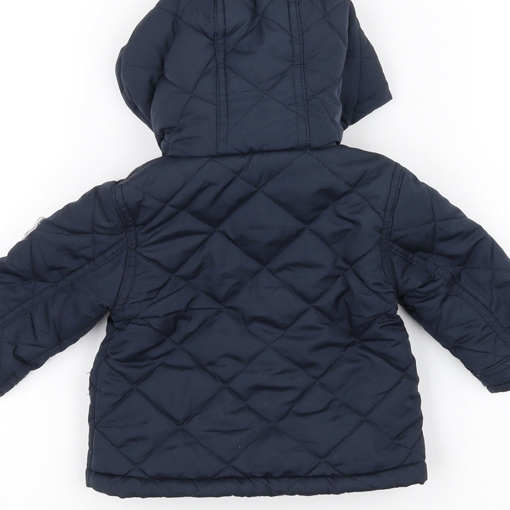 junior j Baby Blue   Parka Coat Size 3-6 Months