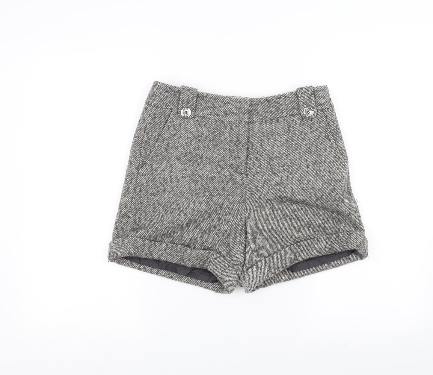 Princh Girls White   Mom Shorts Size 14 Years