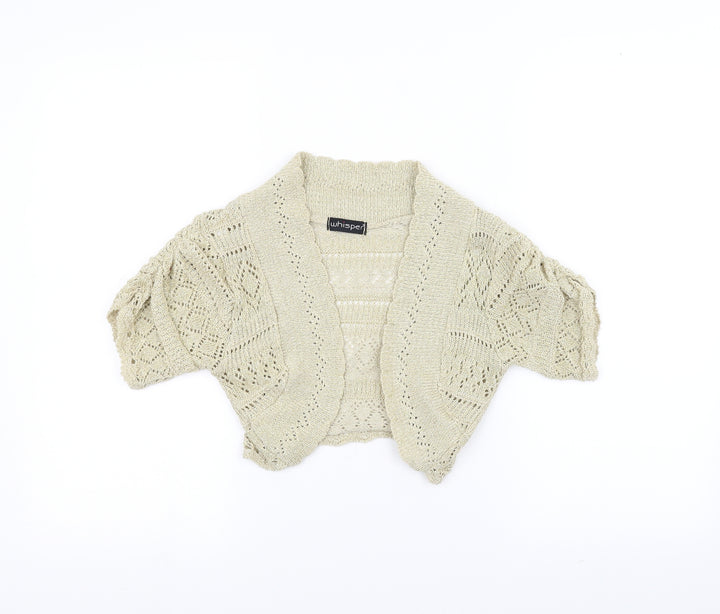 Whisper Womens Brown   Cardigan Jumper Size S