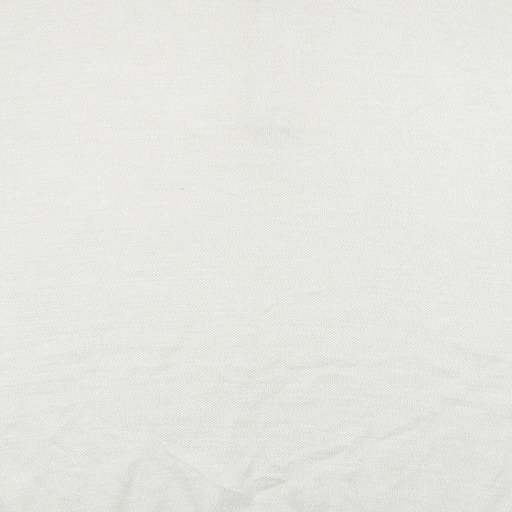Marks and Spencer Womens White  Knit Basic Polo Size 2XL