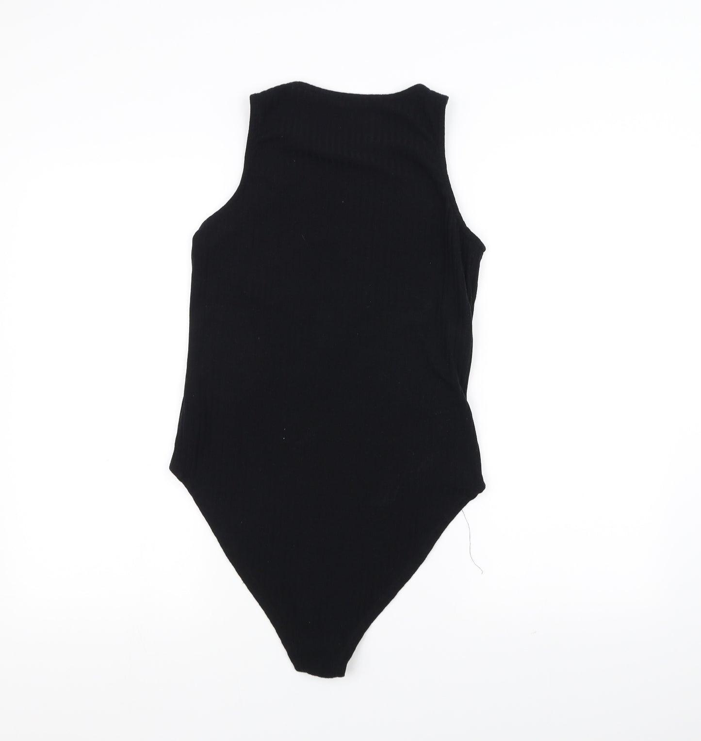 Nasty Gal Womens Black   Bodysuit One-Piece Size 12