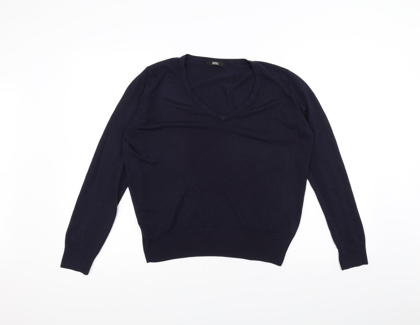Marks and Spencer Womens Blue   Pullover Jumper Size 10