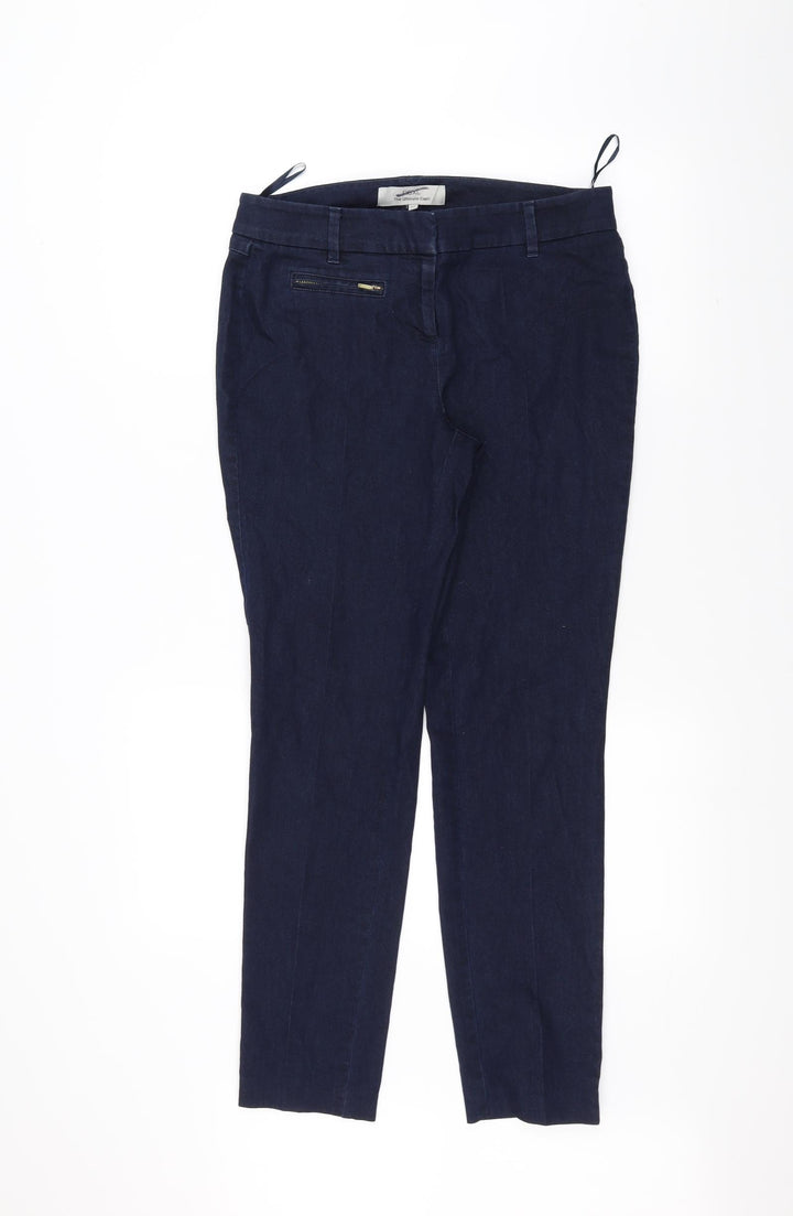 NEXT Womens Blue Skinny Jeans Size 8 L26 in