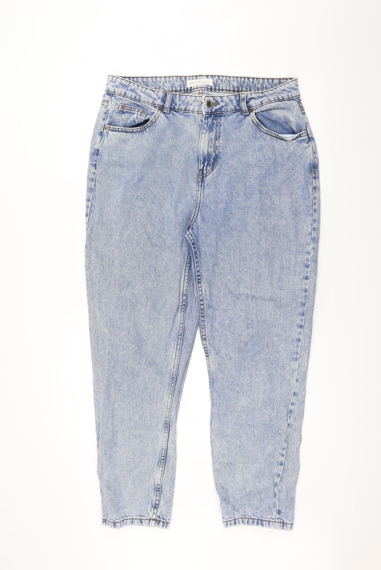DenimCo Womens Blue   Straight Jeans Size 16 L28 in