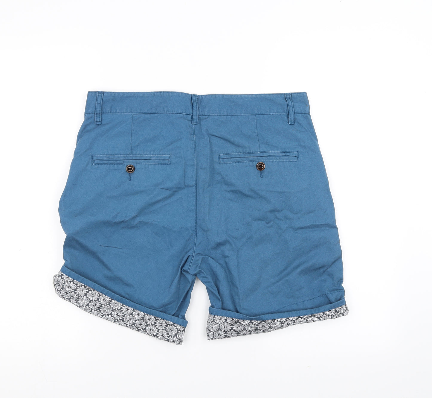 Topman Mens Blue   Chino Shorts Size 32