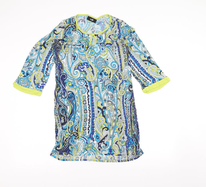 Wallis Womens Blue A-Line Size S