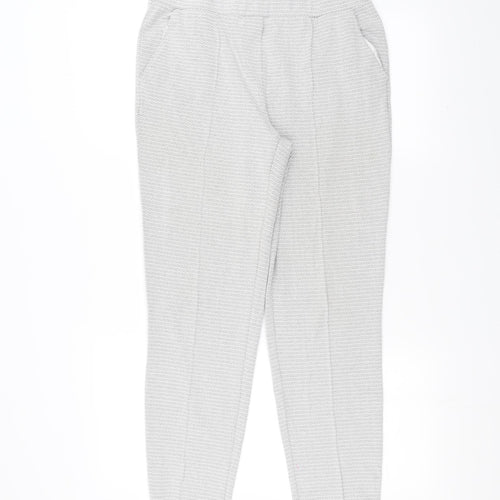NEXT Womens White   Trousers  Size 8 L25 in