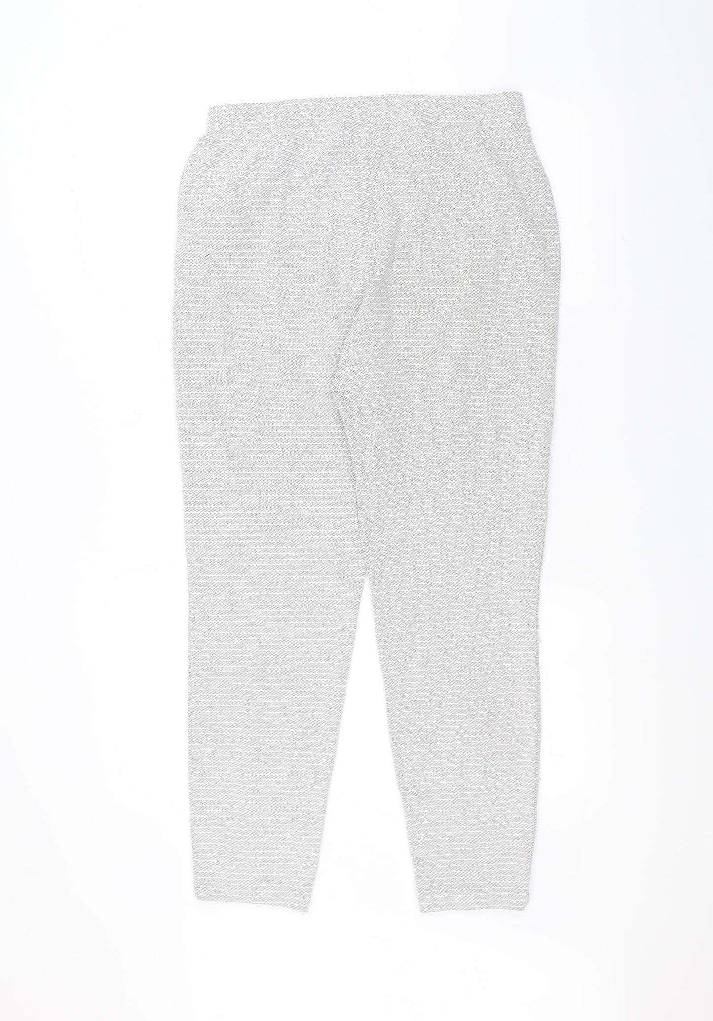 NEXT Womens White   Trousers  Size 8 L25 in