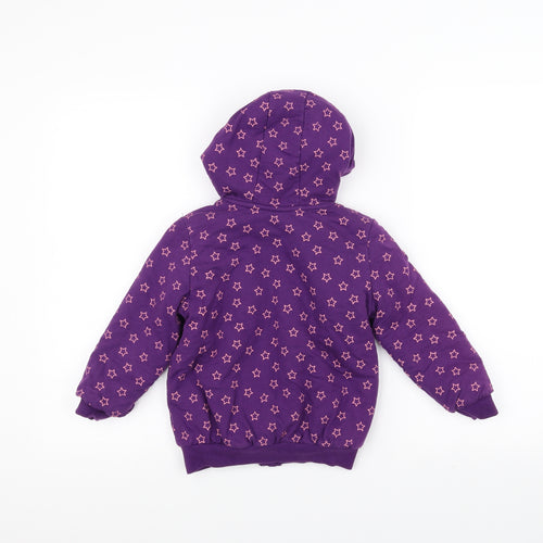 Lupilu Girls Purple   Parka Coat Size 5-6 Years