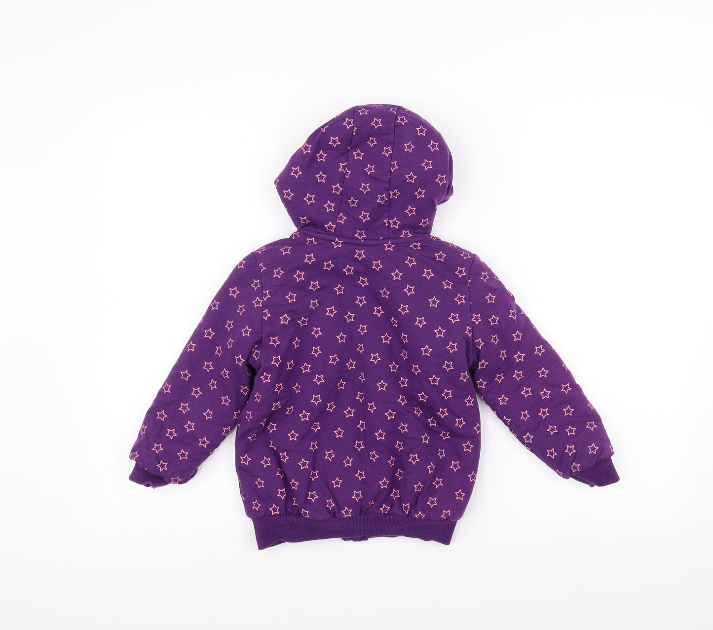 Lupilu Girls Purple   Parka Coat Size 5-6 Years