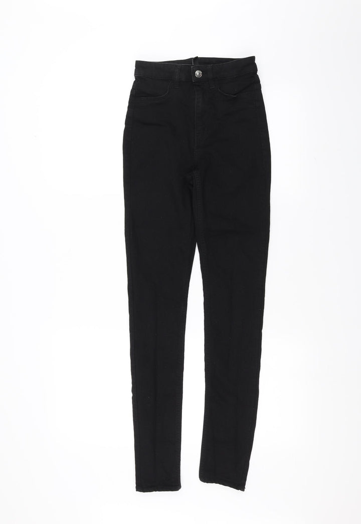 H&M Womens Black   Skinny Jeans Size 6 L27 in
