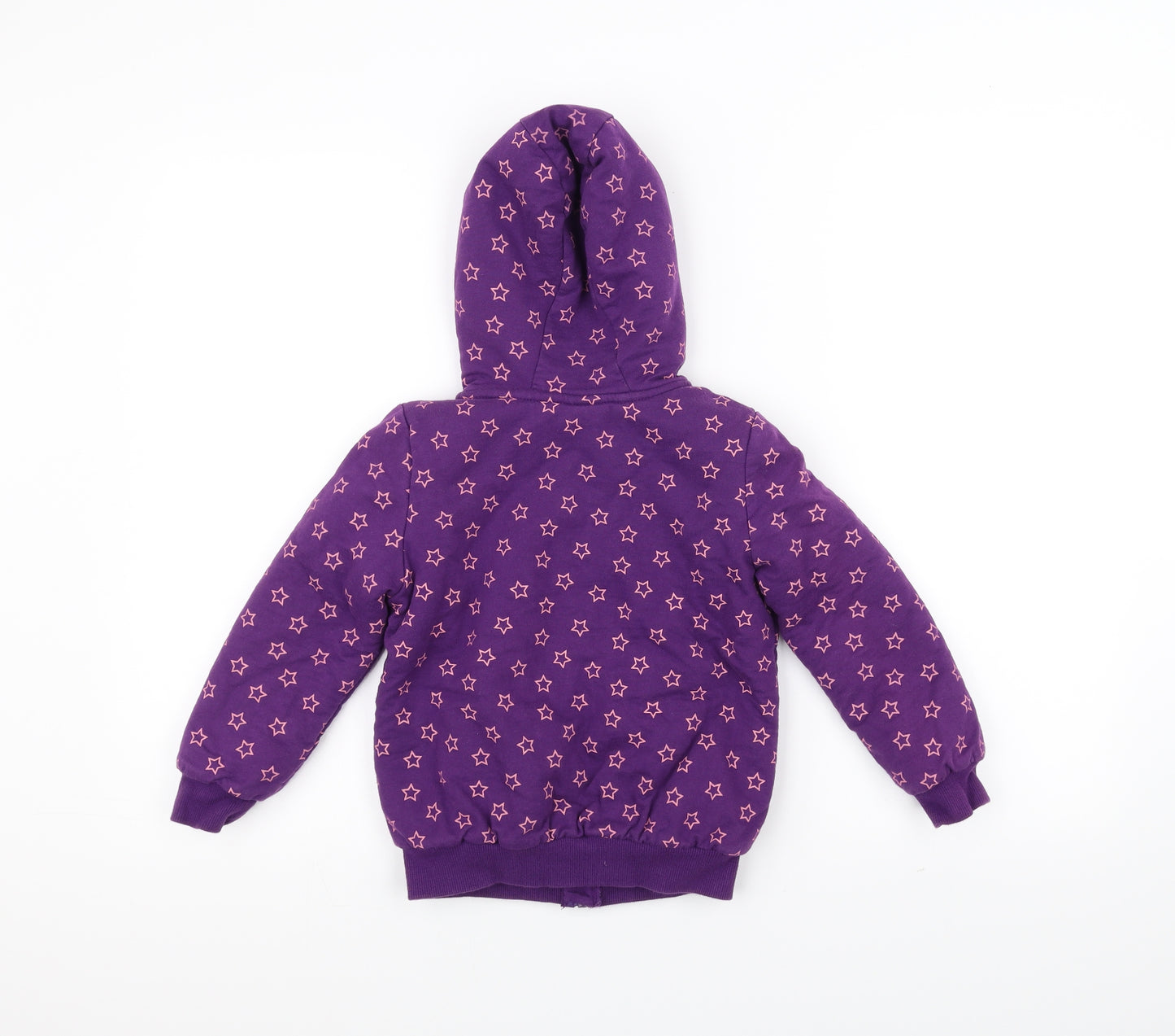 Lupilu Girls Purple   Parka Coat Size 5-6 Years