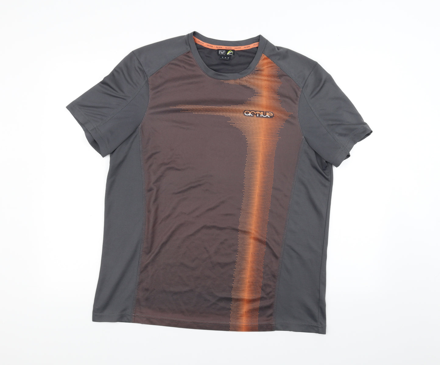 F&F Mens Grey    T-Shirt Size L