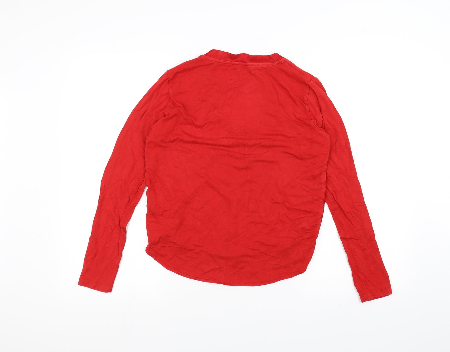 Red Herring Womens Red   Basic T-Shirt Size 12