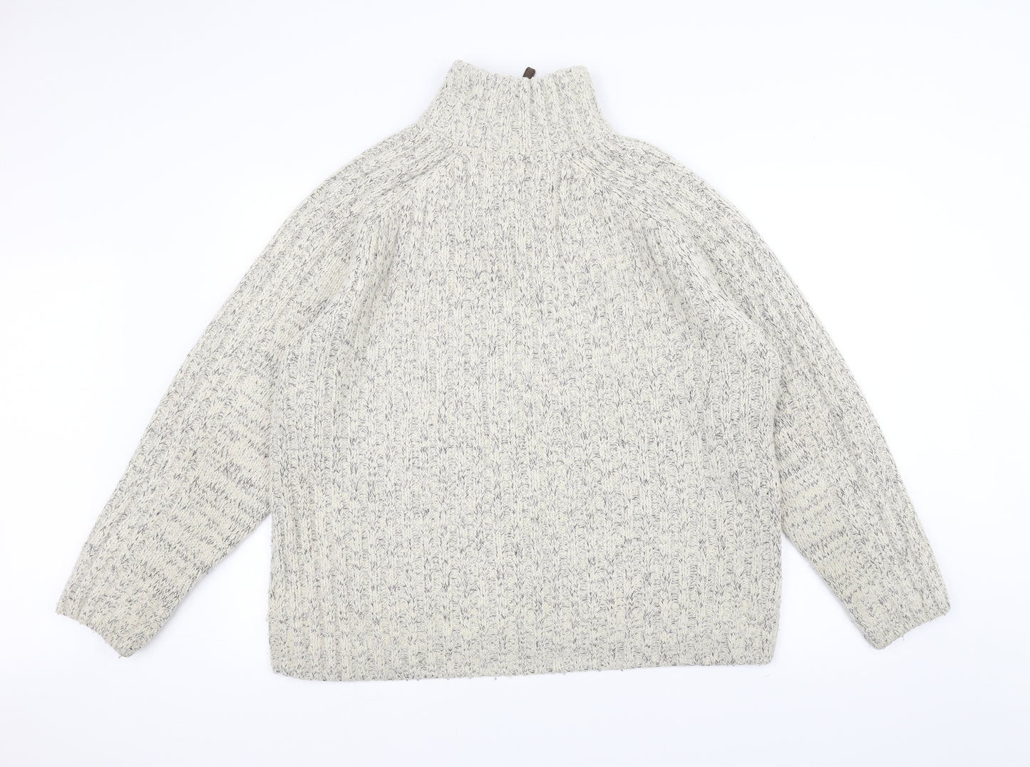 stonebay Womens White  Knit Pullover Jumper Size L