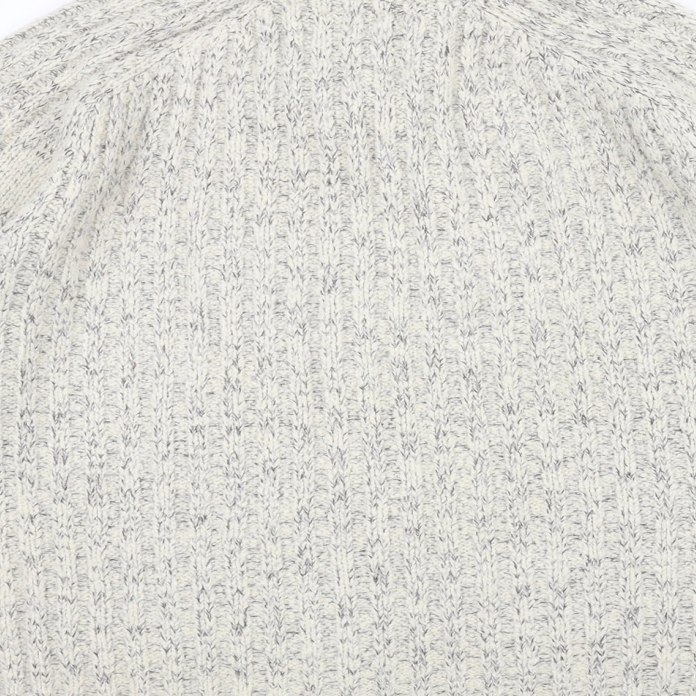 stonebay Womens White  Knit Pullover Jumper Size L