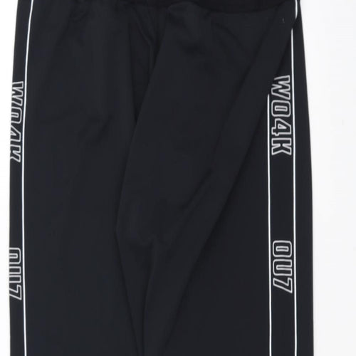 work out Womens Black   Jogger Leggings Size 18 L27 in
