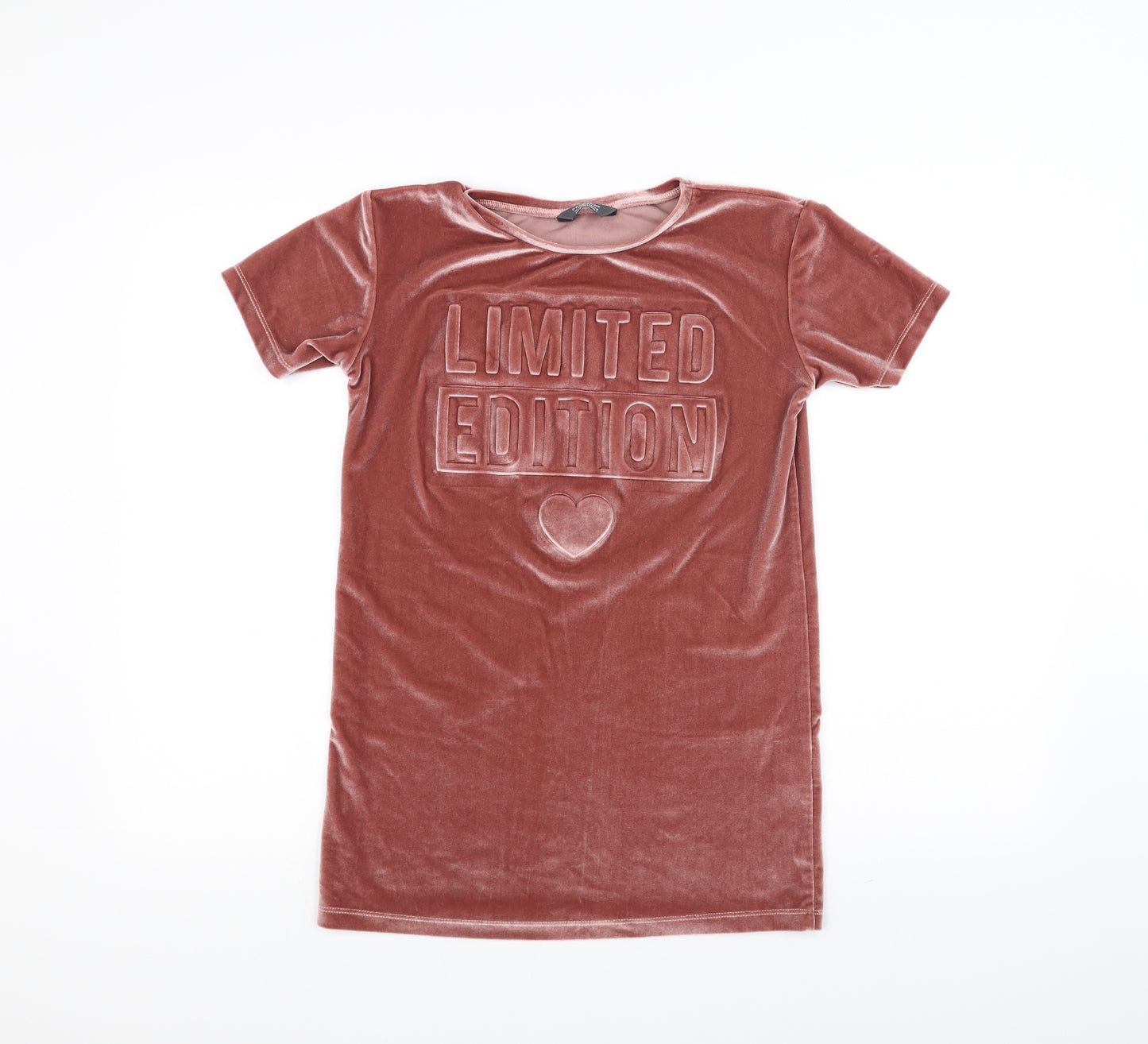 Primark Girls Pink   Basic T-Shirt Size 10-11 Years