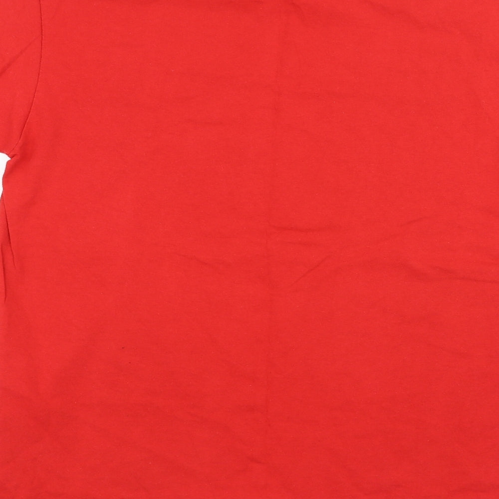 Fruit of the Loom Mens Red    T-Shirt Size M