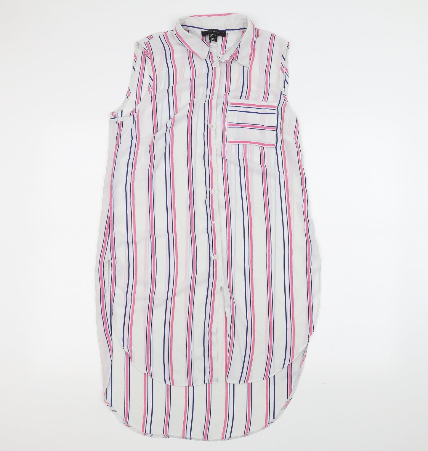 Atmosphere Womens White   Basic Button-Up Size 10