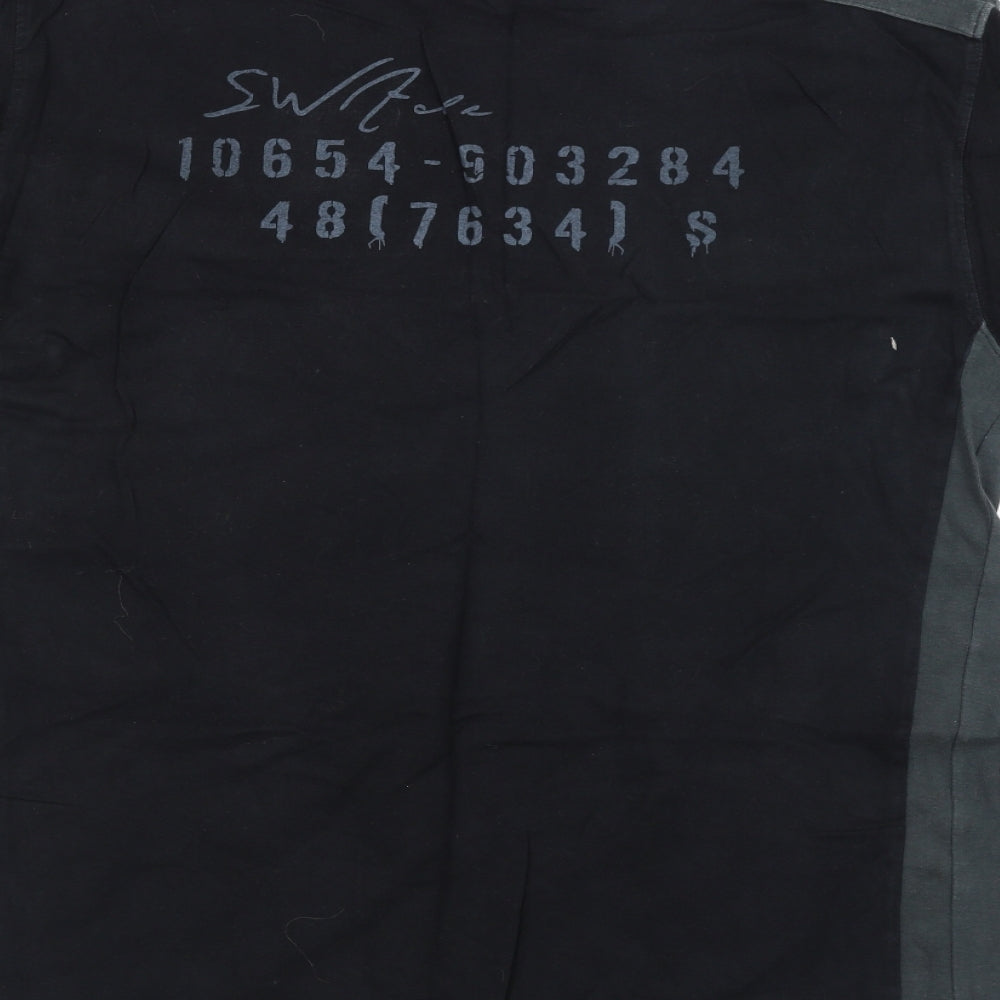Swade Mens Black    T-Shirt Size XL