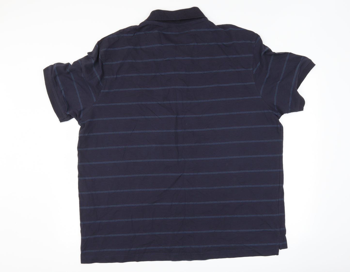 stone bay golf Mens Blue Striped   Polo Size 2XL