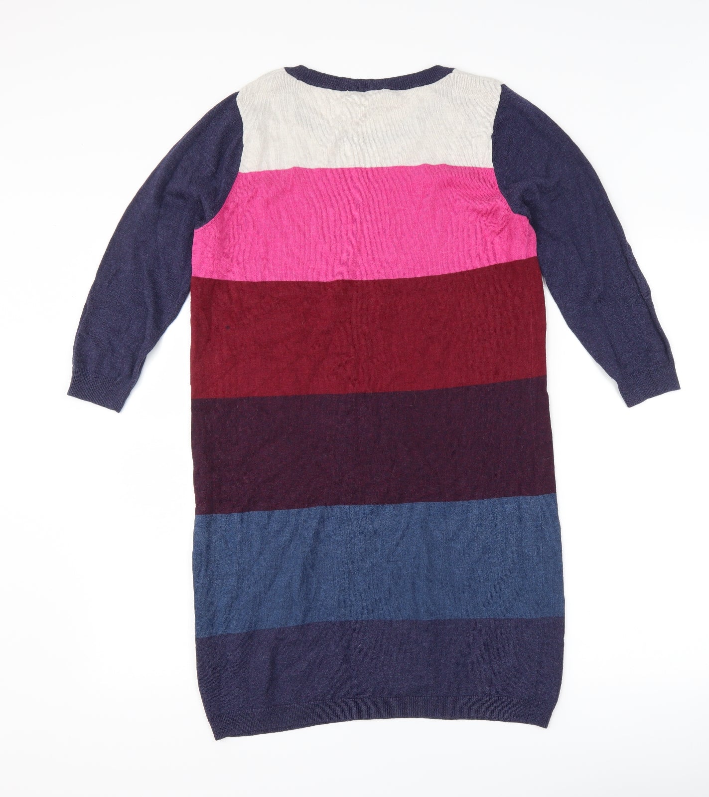 TU Womens Blue Striped  Jumper Dress  Size 12