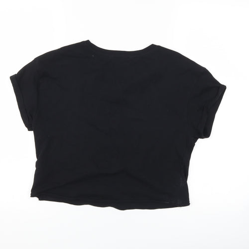 New Look Girls Black   Cropped T-Shirt Size 12-13 Years  - Colorado