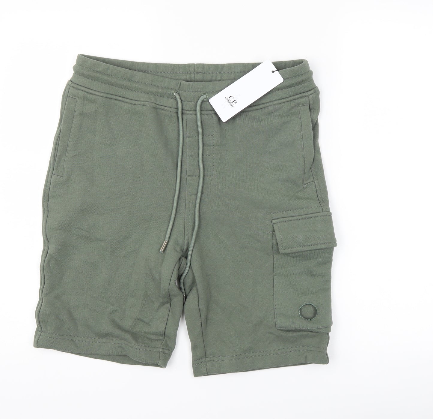 C.P. Company Mens Green   Sweat Shorts Size S