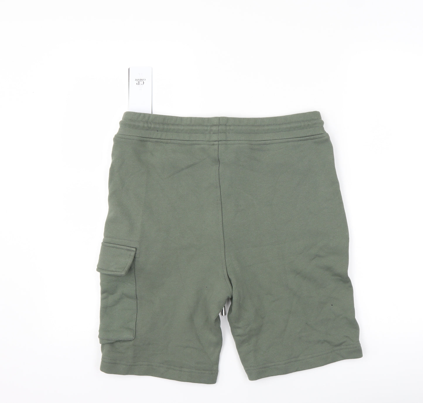 C.P. Company Mens Green   Sweat Shorts Size S