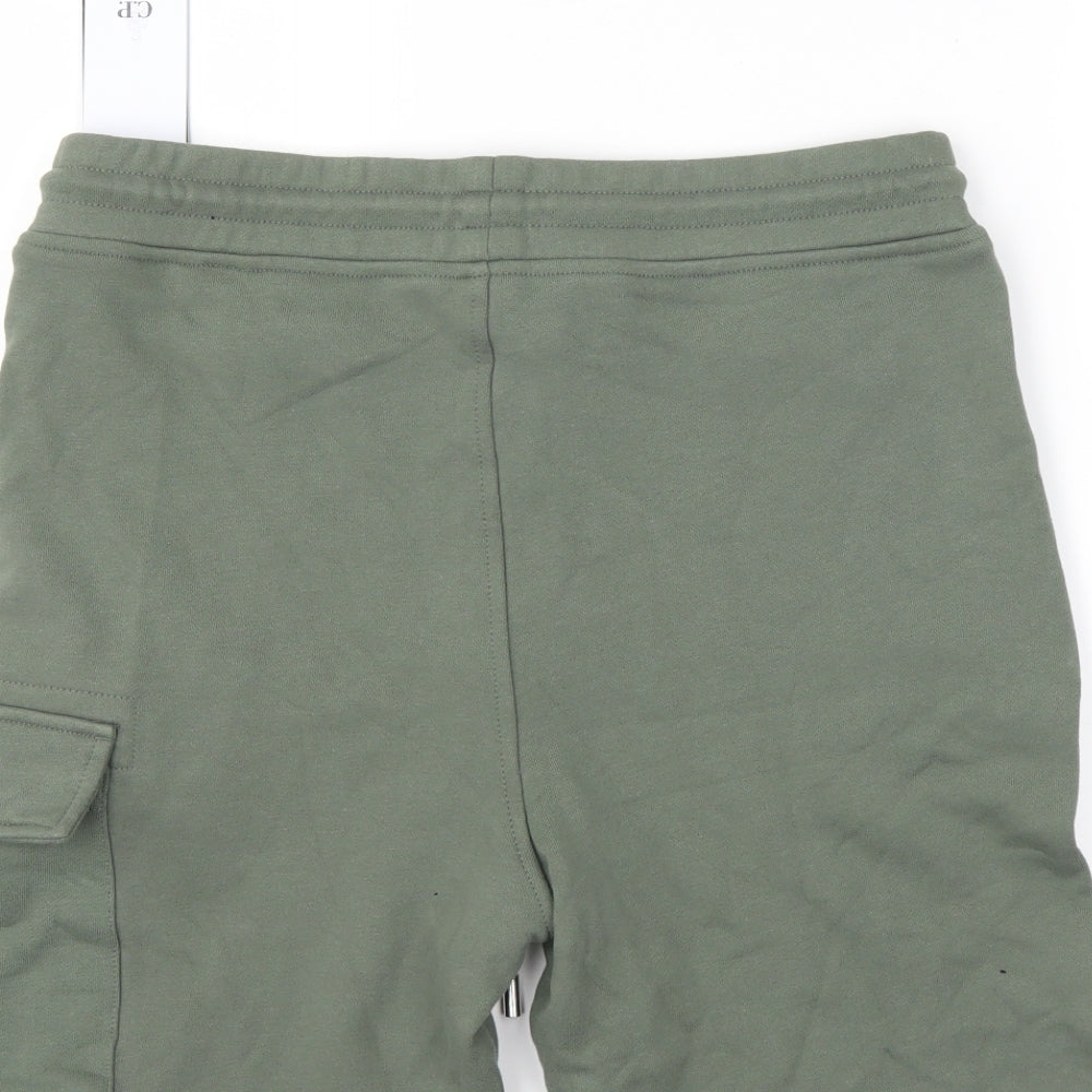 C.P. Company Mens Green   Sweat Shorts Size S