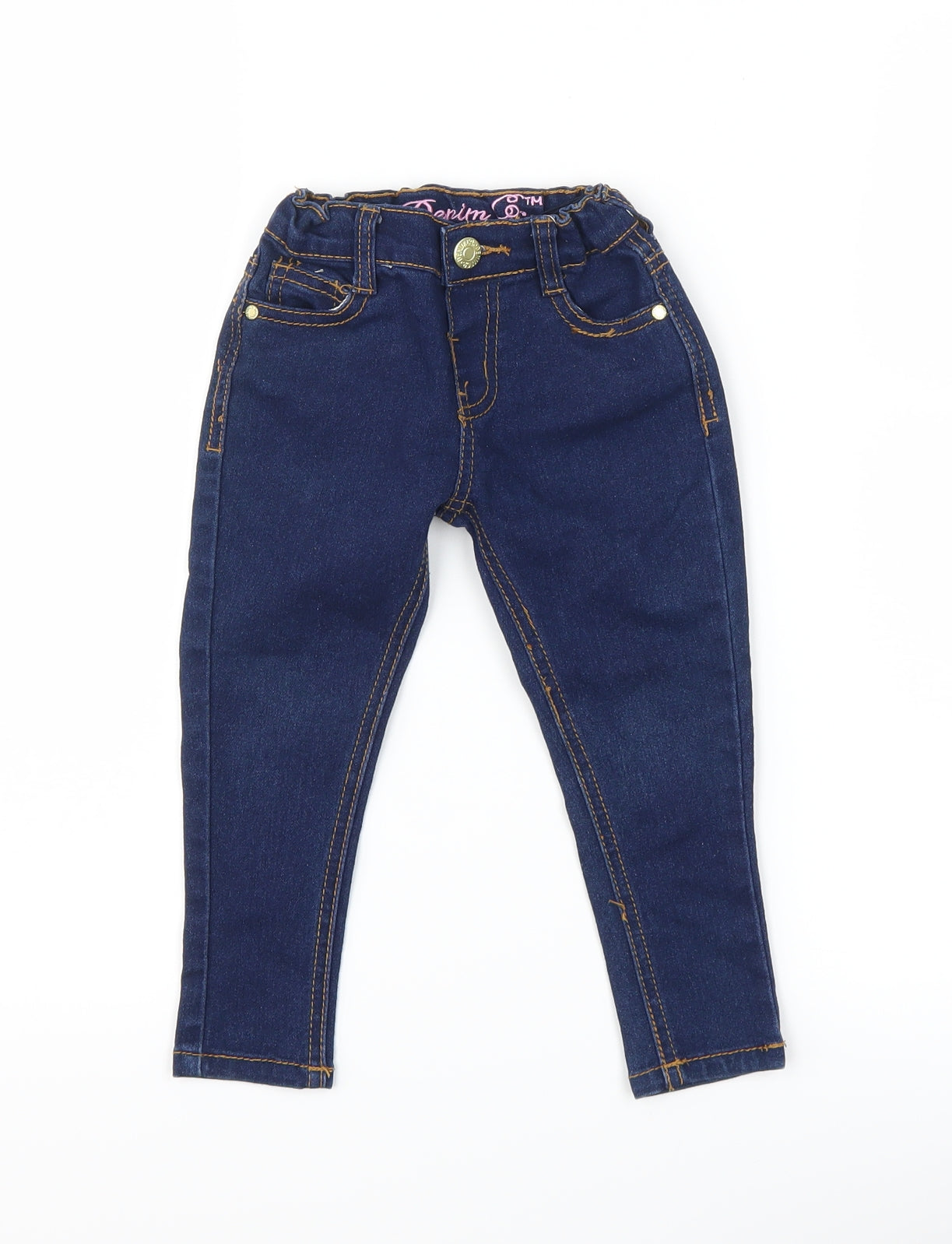 denim co Baby Blue  Denim Capri Jeans Size 18-24 Months