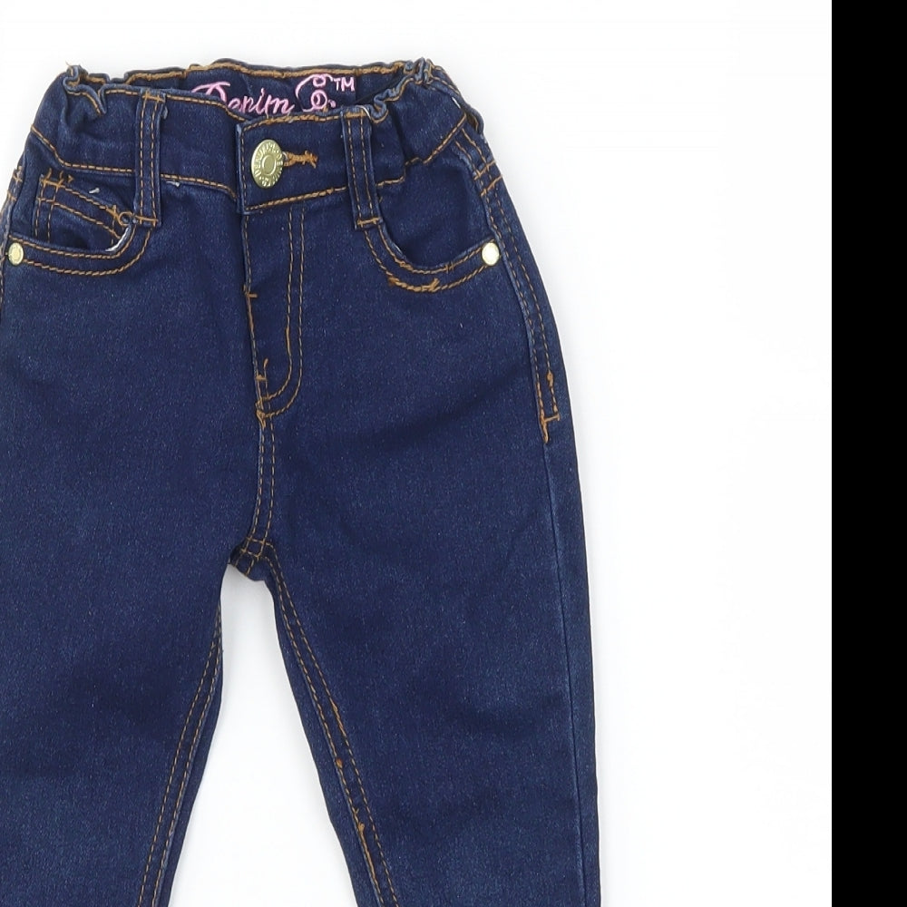 denim co Baby Blue  Denim Capri Jeans Size 18-24 Months