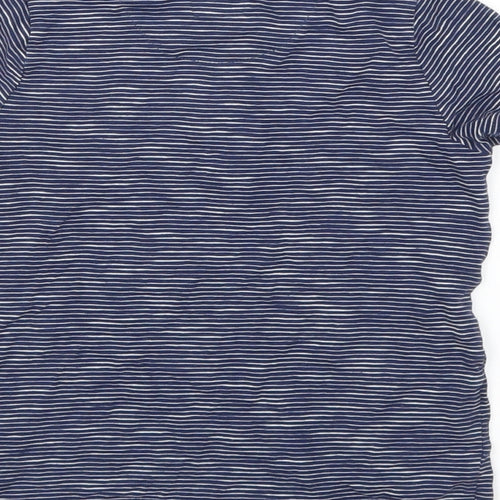 F&F Boys Blue Striped  Basic T-Shirt Size 12-18 Months
