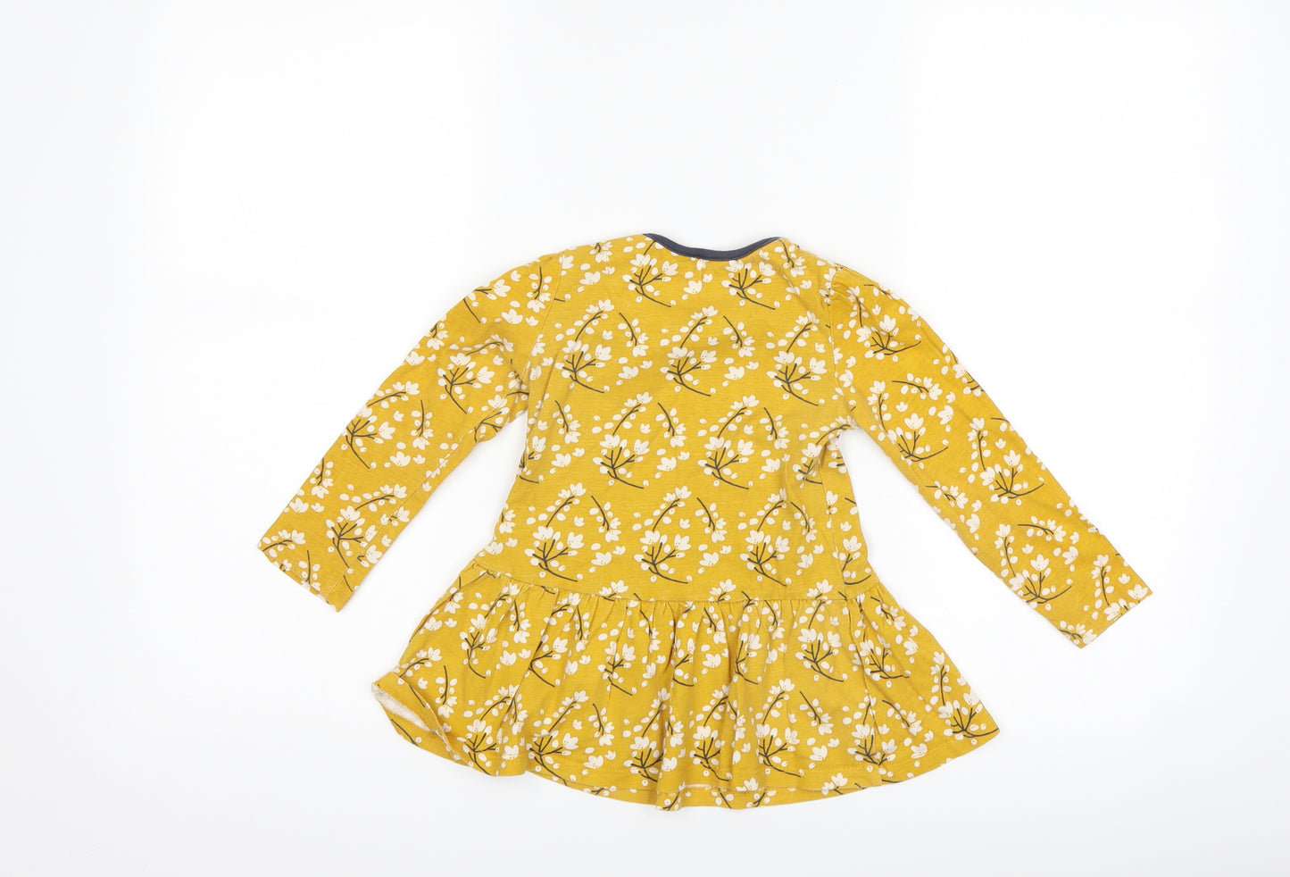 Boots Mini Club Girls Yellow Floral  A-Line  Size 18-24 Months