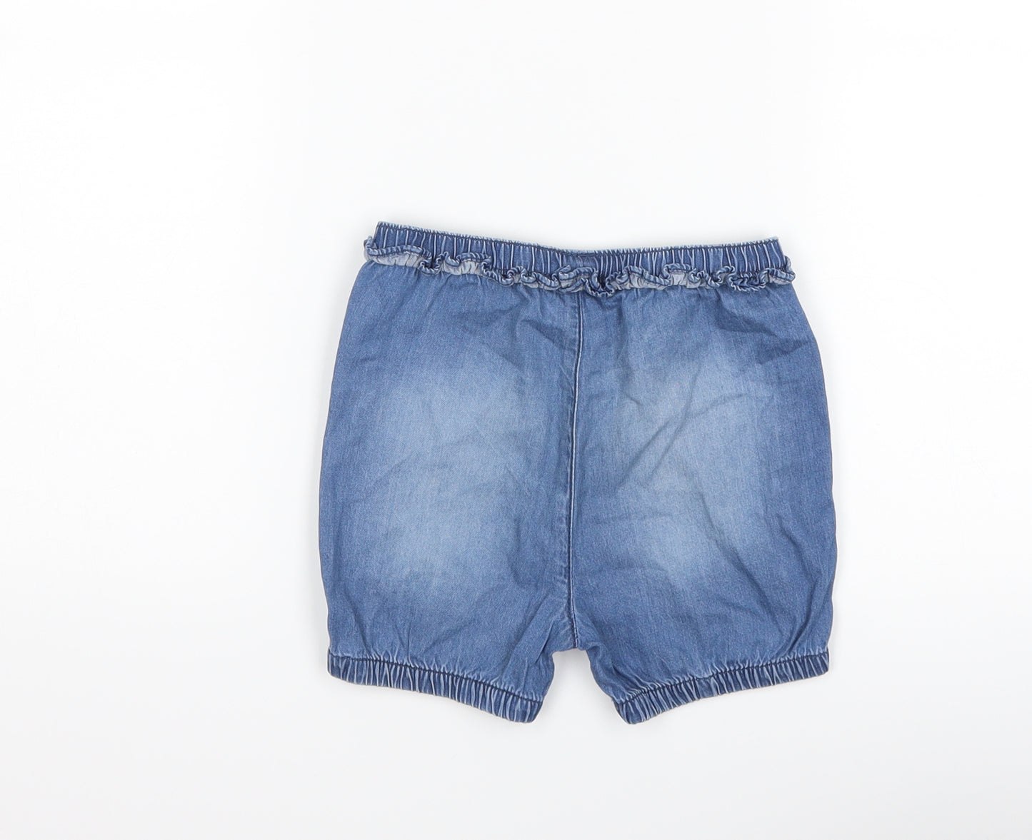 TU Girls Blue  Denim Cropped Jeans Size 18-24 Months  - shorts